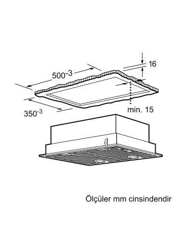 SIEMENS LB55565 iQ300 Gömme Aspiratör - Görsel 3