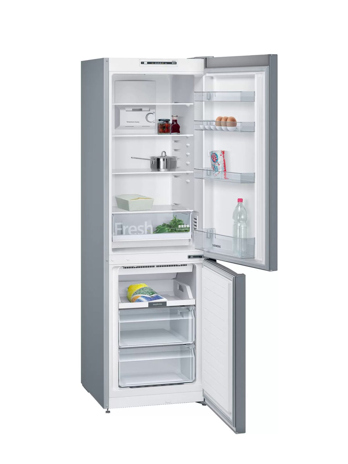 SİEMENS KG36NNLE0N iQ100 Alttan Donduruculu Buzdolabı - Görsel 2