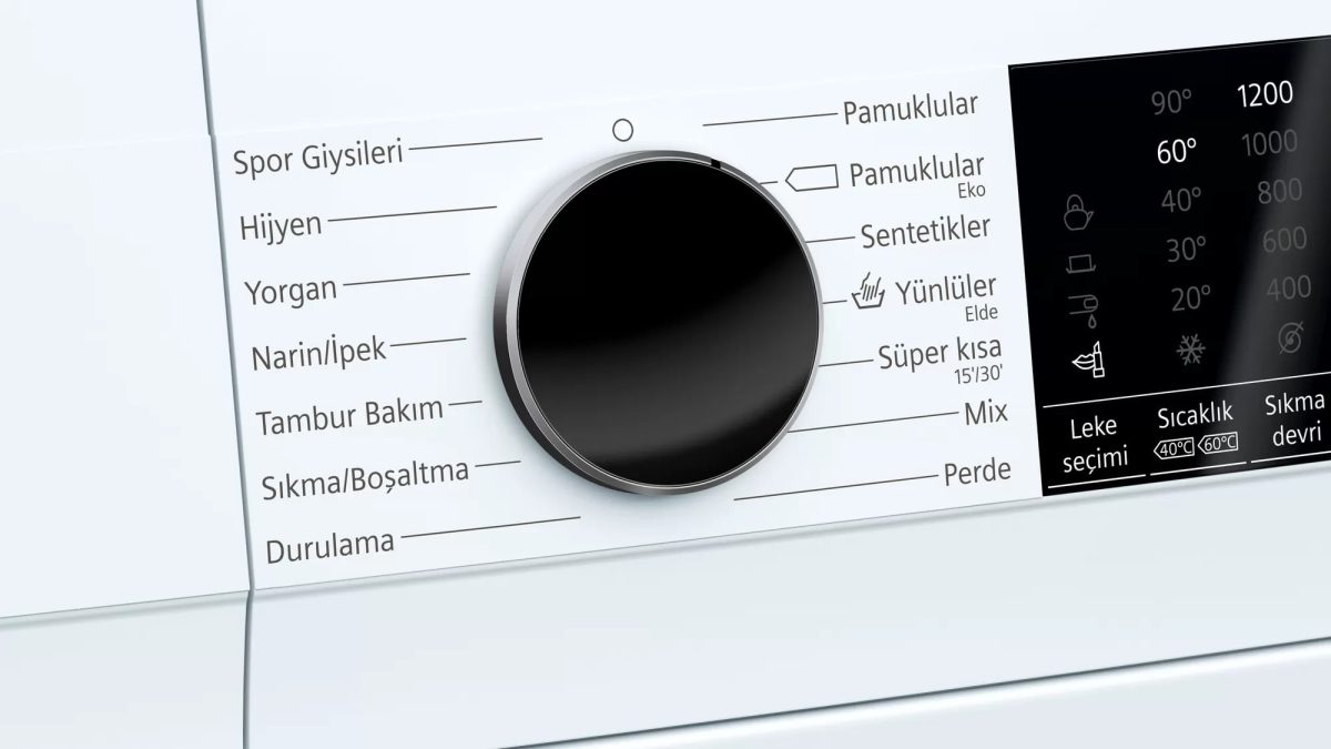 SİEMENS WG42A1X2TR İQ300 Çamaşır Makinesi 9 kg 1200 Devir - Görsel 4