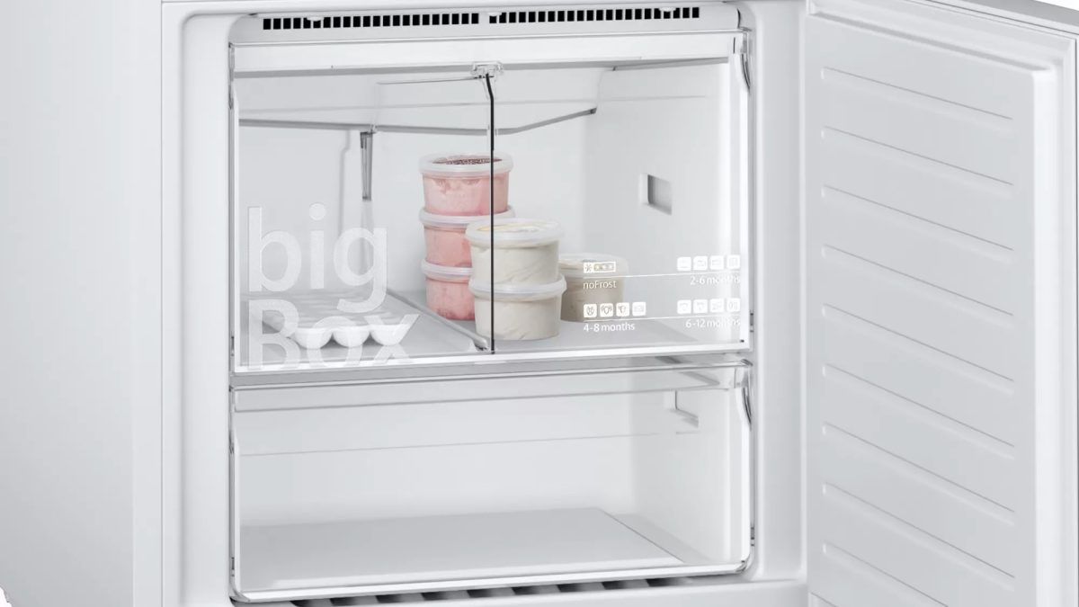 SİEMENS KG55NVWE0N iQ300 Alttan Donduruculu Buzdolabı - Görsel 4