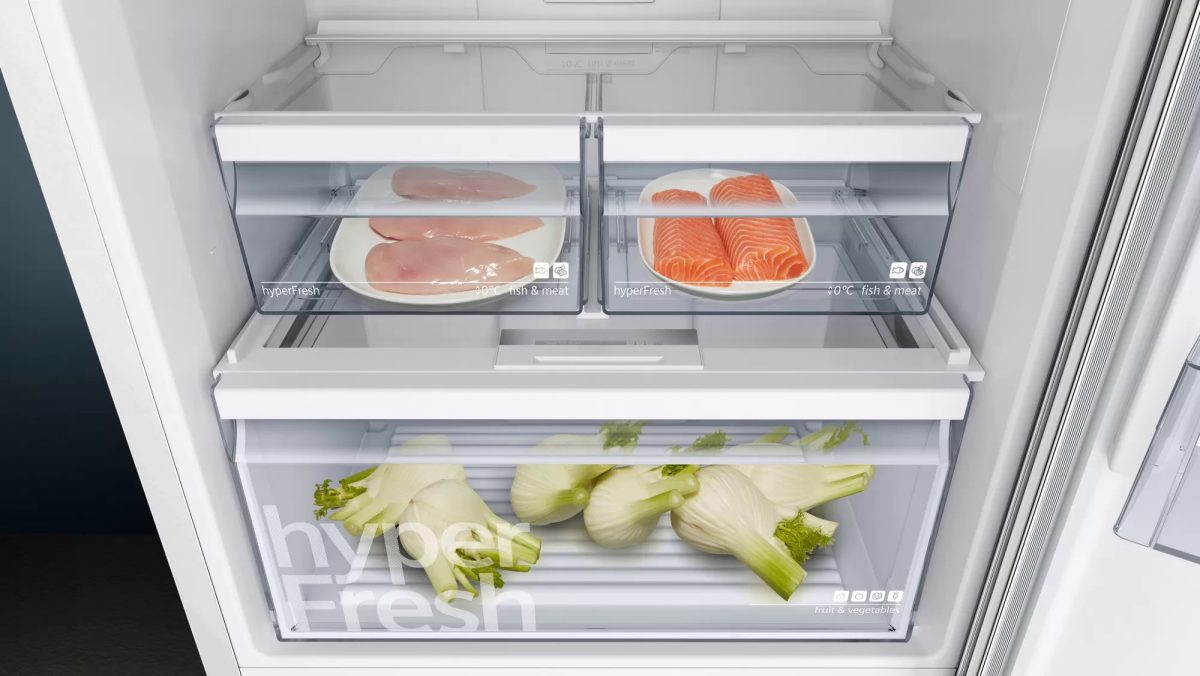 SİEMENS KG56NVWF0N iQ300 Alttan Donduruculu Buzdolabı - Görsel 4