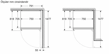 KG76PAWC0N iQ700 Alttan Donduruculu Buzdolabı 186 x 75 cm Beyaz, Total noFrost - Görsel 11
