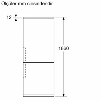 KG76PAWC0N iQ700 Alttan Donduruculu Buzdolabı 186 x 75 cm Beyaz, Total noFrost - Görsel 10