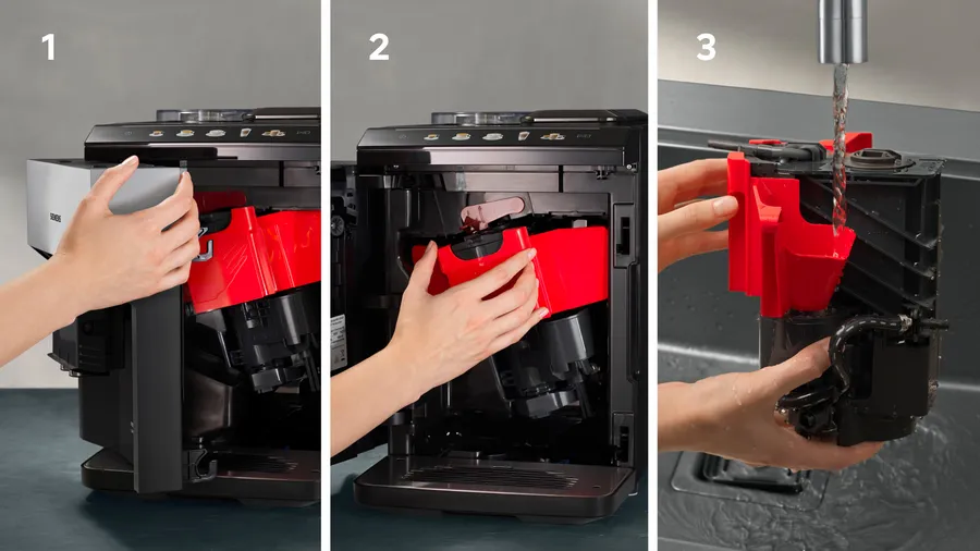 SIEMENS TP517R03 Tam Otomatik Kahve Makinesi EQ500 classic Paslanmaz çelik, Siyah, Çıkarılabilir su Tankı - Görsel 7