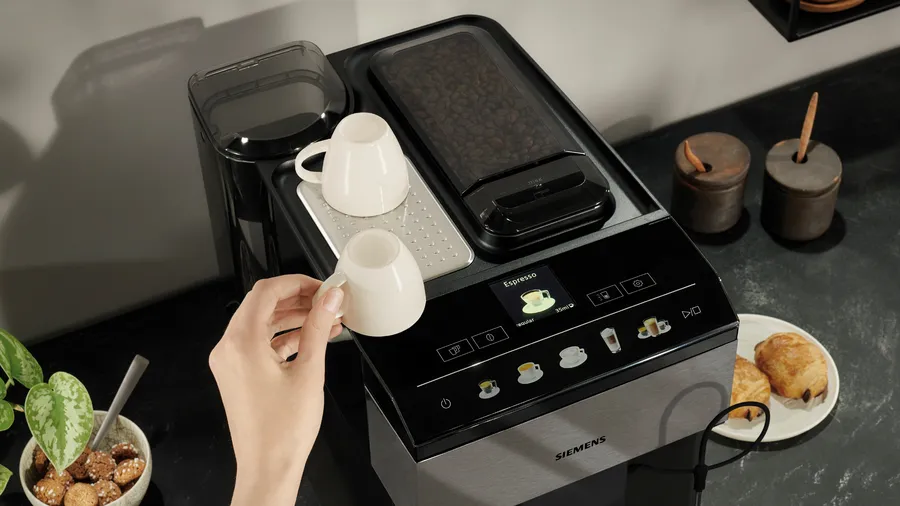 SIEMENS TP517R03 Tam Otomatik Kahve Makinesi EQ500 classic Paslanmaz çelik, Siyah, Çıkarılabilir su Tankı - Görsel 3