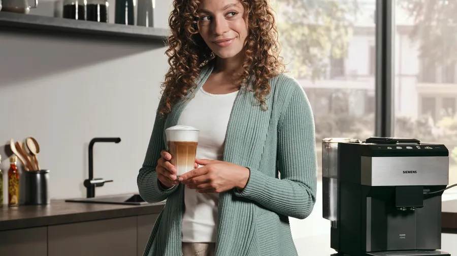 SIEMENS TP517R03 Tam Otomatik Kahve Makinesi EQ500 classic Paslanmaz çelik, Siyah, Çıkarılabilir su Tankı - Görsel 11