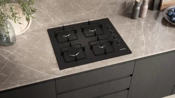 EO6C6PP30L iQ300 Gazlı Ocak 60 cm Sert cam, Siyah - Görsel 4