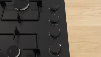 EO6C6PP30L iQ300 Gazlı Ocak 60 cm Sert cam, Siyah - Görsel 2