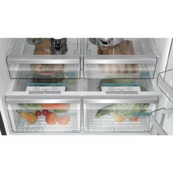 KG86PAXB0N iQ700 Alttan Donduruculu Buzdolabı 186 x 86 cm BlackSteel, Total noFrost - Görsel 5